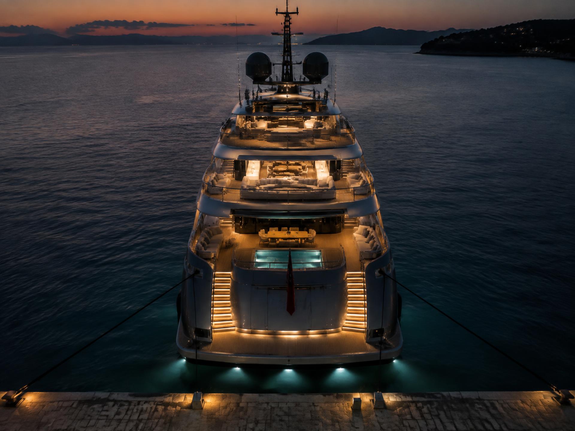 Privacy-blurred photograph of a 36-metre explorer acquired for a private client in 2025 — Elder Marine reference ELM-004