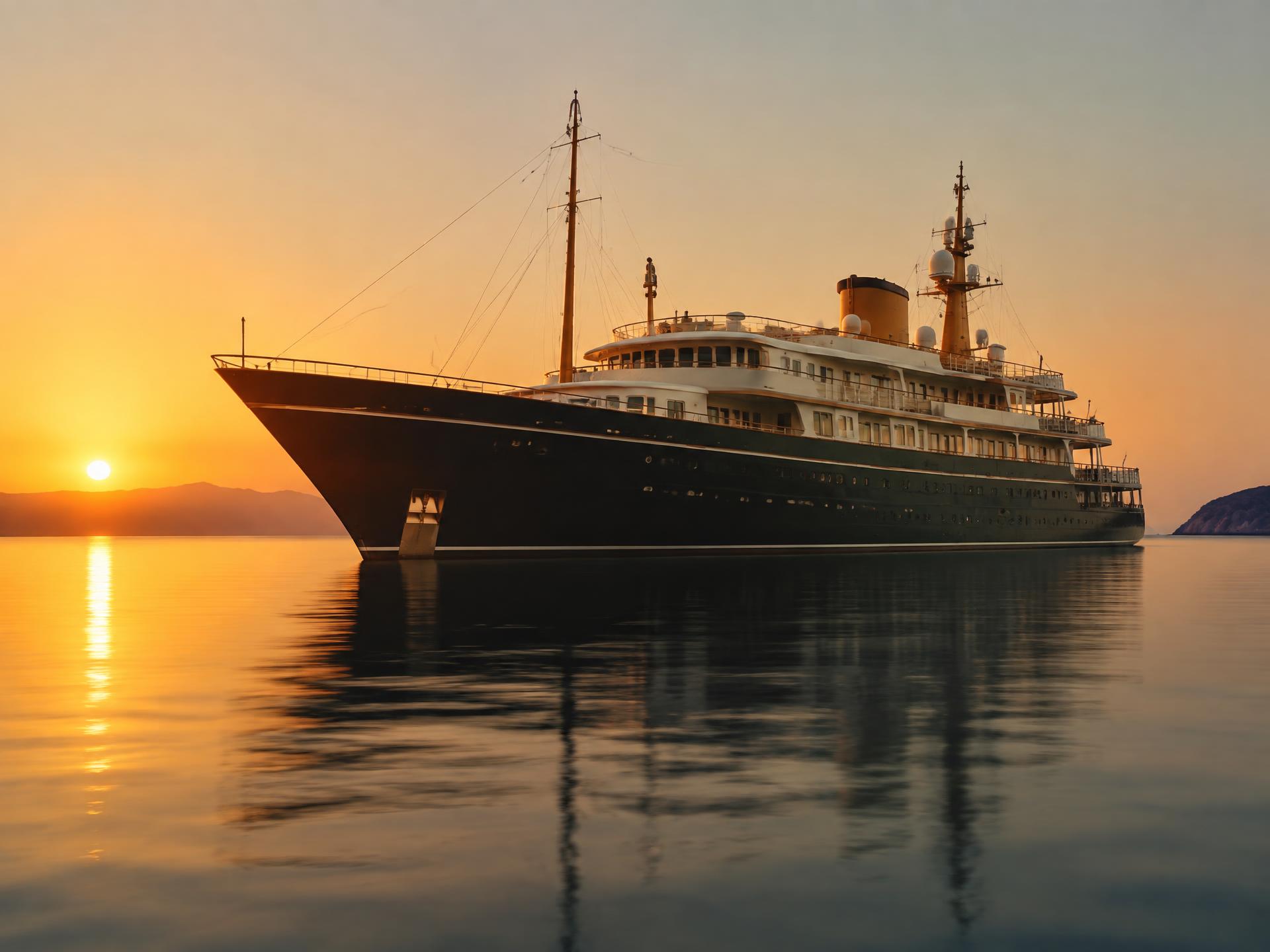 Privacy-blurred photograph of a 79-metre Damen Yachting mega yacht acquired for a private client in 2017 — Elder Marine reference ELM-008